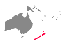 Map Australia & Oceania